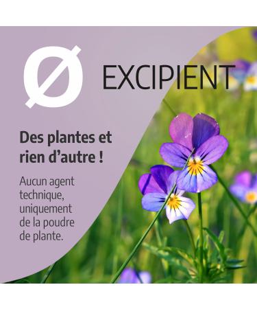 Organic Wild Pansy 220 mg - 200 Capsules - Ecocert Certified - Orgaliane - Buy Online on GoSupps.com