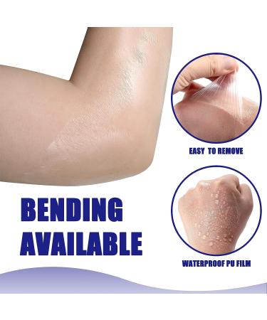 60 Pcs Waterproof Tattoo Bandage Film - Transparent Adhesive Cover for Tattoo Protection, 2 Sizes Available - Buy Online on GoSupps.com