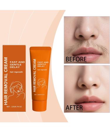 Cr me D pilatoire Sans Rasage - 22 g de Cr me S re Non Irritante pour l' pilation du Visage Pour L limination Des Poils Du Visage - pour Femmes et Hommes Apaise la Peau clatant pour - Buy Online on GoSupps.com