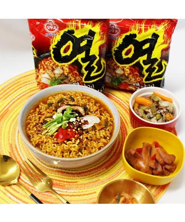 Ottogi YEUL Super Spicy Ramen Ramyun Korean Instant Noodles 120g (5 Packs) - Buy Online on GoSupps.com