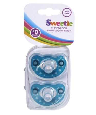Soothing Silicone Pacifier Refuser - 2 Pack (Turquoise) - Buy Online on GoSupps.com