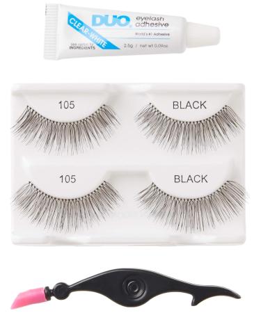 Ardell Deluxe Pack 105 Black Eyelashes - 25g | International Shipping Available - Buy Online on GoSupps.com