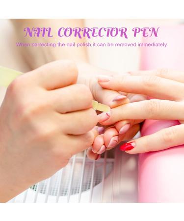 8pcs Nail Polish Remover Pen Set | Gel Nail Polish Corrector & Cuticle Cleaner | DIY Nail Polish Clean Up Tool - Buy Online on GoSupps.com