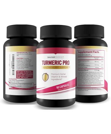 Gold Turmeric Pro - Our Best Turmeric Curcumin with Black Pepper Ginger Berberine Vitamin C D Zinc and More!- High Absorption Turmeric Gold Supplement Quality - Our Best Curcumin Supplement - Buy Online on GoSupps.com