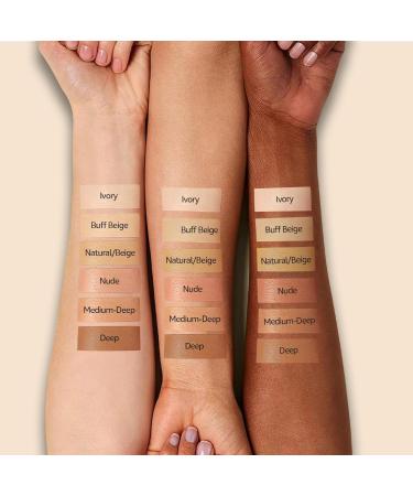 Mushroom Head Air Cushion CC Cream - Moisturizing & Oil Control BB Cream Foundation Create Long-Lasting Waterproof Makeup Base Primer Concealer Full Coverage for All Skin Types (Buff Beige) - Buy Online on GoSupps.com