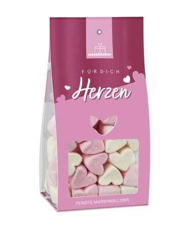 C urs de guimauve roses | Le mini cadeau pour vos proches | C ur de guimauve | Emballage cadeau avec guimauves | Guimauves en forme de c ur pour d corer p tisserie ou offrir en cadeau