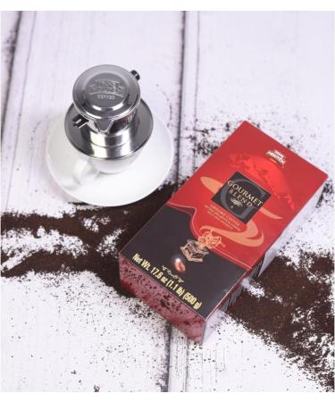 Trung Nguyen Gourmet Blend Ground Coffee Bean 500g (Pack of 2) - Natural and Artificial Flavours Bold Aromatic Hampers Gift Vietnamese Chocolate 500 g (Pack of 2) - Buy Online on GoSupps.com