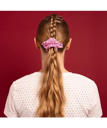 Buy Invisibobble Hair Tie Scrunch Stripes Up Strong Support for Girls & Women Pink White Striped 1 Piece Designed in Munich - Buy Online on GoSupps.com