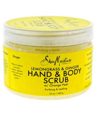 Shea Moisture Lemongrass & Ginger Body Scrub by for Unisex - 12 oz Scrub