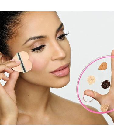 Makeup Powder Puff - Make up Sponges in Heart Shape Velour Powder Puff Reusable Setting Powder Puff Soft Face Makeup Tools for Loose Powder Makeup Setting - Buy Online on GoSupps.com