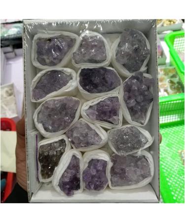 Amethyst Rough Stone New Natural Amethyst Geode Crystal Quartz Amethyst Cluster Specimen Natural Stones and Minerals