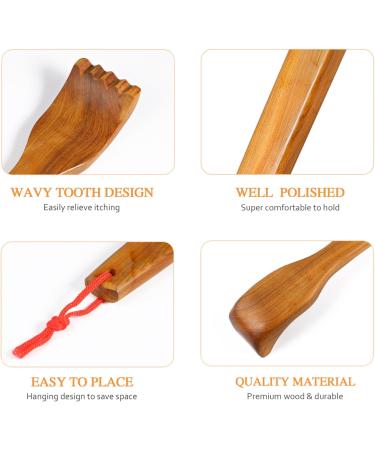 Ciieeo Wooden Back Scratcher - Long Handle Scratch & Massager for Itching Relief | Best International Shipping - Buy Online on GoSupps.com