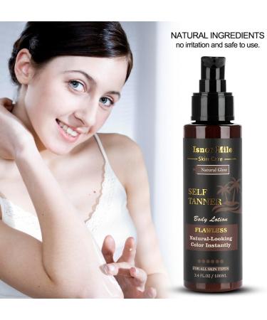 Sun Kissed Glow Self Tanning Lotion Without Hit Natural Ingredients Tanner Without Body & Face Make You Look Like Kim Kardashian - Buy Online on GoSupps.com