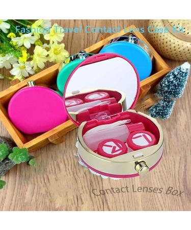 Akozon Contact Lens Travel Kit - Mini Case for Eye Care at Home & Travel (Pink) - Best for International Shipping - Buy Online on GoSupps.com