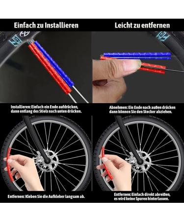 144 Bicycle Spokes Reflectors - 360 Visibility Safety Stickers for International Shipping - Buy Online on GoSupps.com