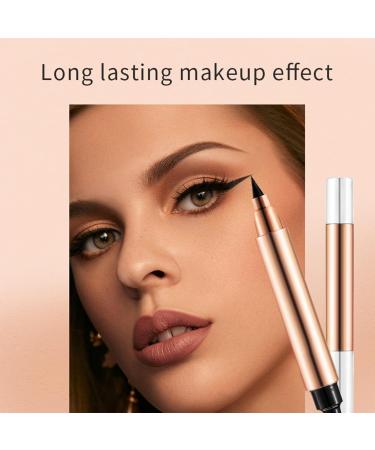 Liquid Eyeliner 75g Waterproof Eyeliner Double Head Quick Dry Eye Makeup SmudgeProof Eye Care for Women Girls Ladies Tsuchiya - Buy Online on GoSupps.com