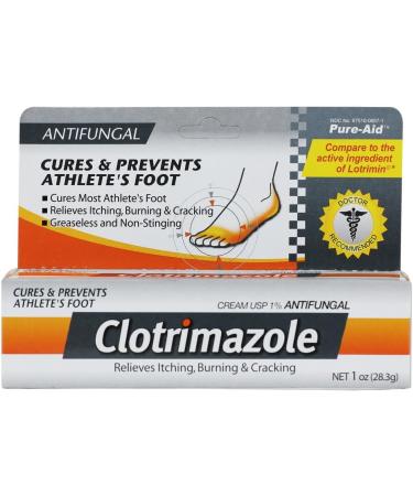Clotrimazole Cream 1oz (2 Pack) - Effective Antifungal Treatment | Fast Worldwide Shipping - Buy Online on GoSupps.com
