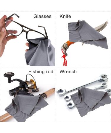 2 Pack Microfiber Silicone Gun Cleaning Cloth - Polishing Tool for Pistol, Handgun, Rifle, Shotgun - Firearm Accessories - Buy Online on GoSupps.com