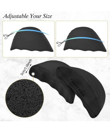 Shoe Filler Inserts - Perfect Fit for Loose Shoes Toe Cushion Fillers for Men & Women (Black 3 Pairs) - Prevent Heel Slipping - Buy Online on GoSupps.com