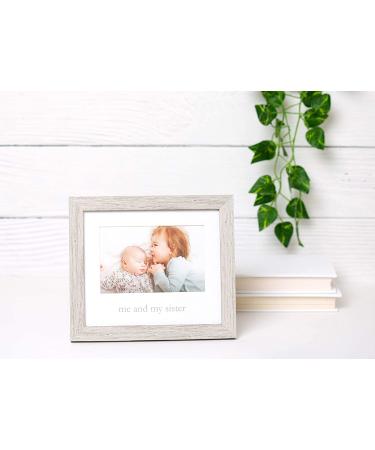 Kate & Milo Rustic Me & My Sister Frame | Sibling & Sister Gifts | Nursery Decor & Baby Keepsake Photo Frame - Buy Online on GoSupps.com