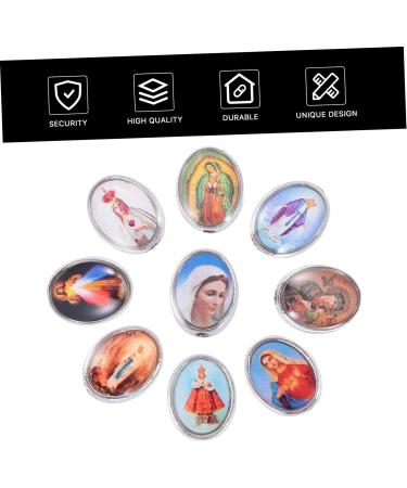 VILLCASE 40pcs Religious Figure Jewelry Decorative Beads Necklace Medal Beads Religious Charms Crucifix Beads Catholic Jewelry Accessories Necklace Cross Alloy Jesus Miss Scattered Beads - Buy Online on GoSupps.com