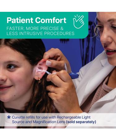 Bionix - ClearLook Lighted FlexLoop Ear Curette Refill Pack Safe Earwax Removal Tool Aids in Excess Cerumen Removal Convenient & Easy-to-Use Ideal for Healthcare Providers Single-Use (50 Count) - Buy Online on GoSupps.com