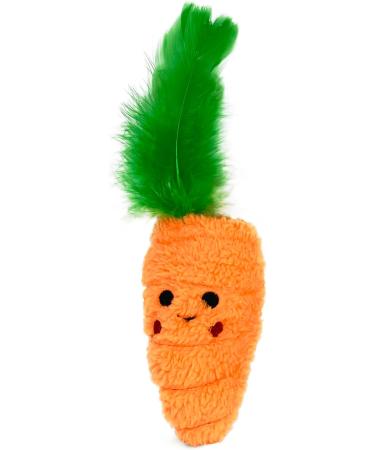 WufWuf MyMeow Krazy Carrot Refillable Cat Toy with 10 Natural Catnip Bags - Interactive Toy for Cats and Kittens - Buy Online on GoSupps.com