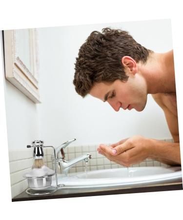 Frcolor Stainless Steel Razor Brush Holder Set - Luxury Travel Foam Shell & Rustproof Shaver Accessories for Men - Buy Online on GoSupps.com