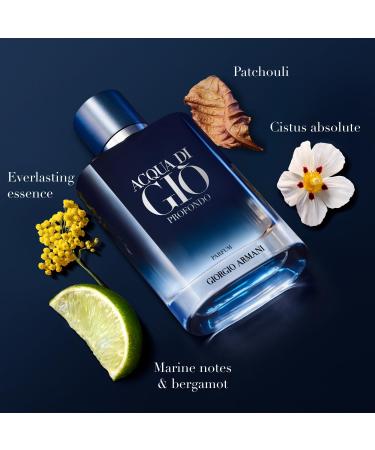 Armani Beauty - Acqua di Gi Profondo - Parfum - Cologne for Men - Foug re Aromatic & Ambery Men s Fragrance - Bergamot Everlasting essence Citrus & Patchouli Notes 1 Fl Oz (Pack of 1) - Buy Online on GoSupps.com