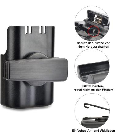 Buy Iguerburn Insulin Pump Case for Medtronic MiniMed 640G 670G 770G - 360 Rotatable Belt Clip - Black | Diabetic Accessory - Buy Online on GoSupps.com