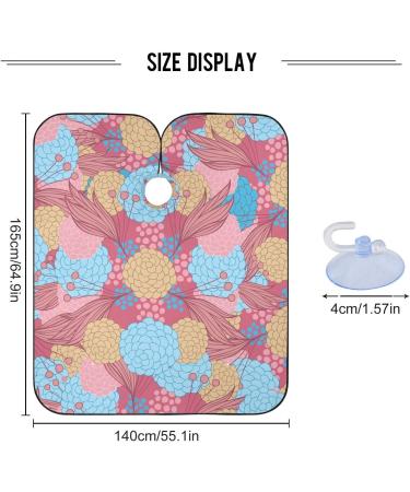 Waterproof Barber Cape - Colorful Flower & Cheetah Haircut Bib for Men & Women | Unisex Hair Cutting Cape - Buy Online on GoSupps.com