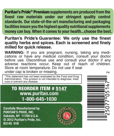 Puritan's Pride Ginger Root 500mg Twin Pack - 400 Count x 2 (Total 800 Count) - Buy Online on GoSupps.com