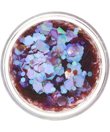 Moon Glitter Purple Iridescent Chunky Glitter - 3g - Cosmetic Festival Makeup for Face, Body, Nails, Hair & Lips - Buy Online on GoSupps.com
