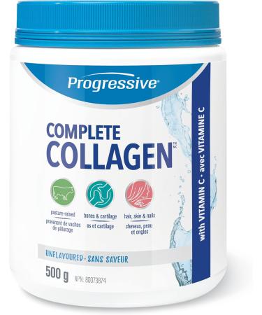 Complete Collagen Protein Powder Supplement - Unflavoured 500 g | Non-GMO antiobiotic-free hormone-free & Complete Collagen Vanilla Ice Cream - Buy Online on GoSupps.com