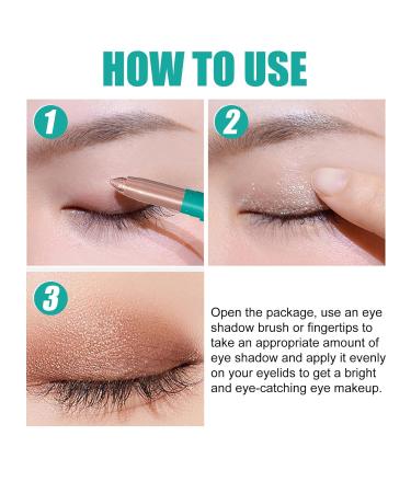 BROJAQ Eyeshadow Stick | Waterproof Glitter Highlighter & Eye Brightener | International Shipping Available - Buy Online on GoSupps.com