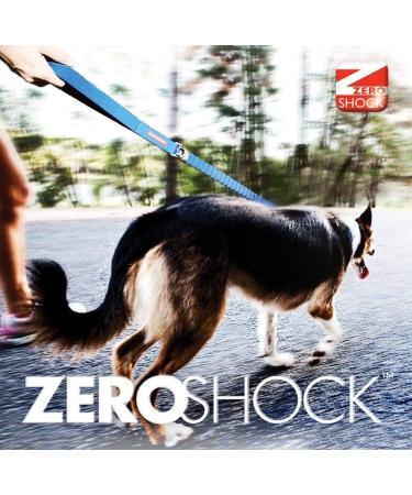 EZYDOG Zero Shock Dog Lead | Zero Shock Technology Shock-Absorbing Dog Leads For Small Dogs Dog Leads For Medium Dogs Dog Leads For Large Dogs Soft Padded Handle Traffic Control 1.2m (Blue) Blue 48 Inch - Buy Online on GoSupps.com