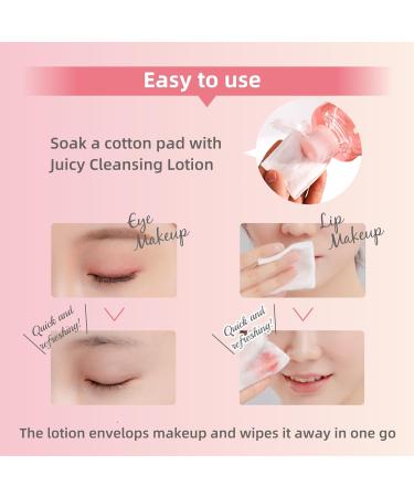 Cleansing Lotion for Sensitive Skin | Water-Based Makeup Remover | Peach Scent | Eye Makeup Remover (12.8 fl oz) - Shop Worldwide - Buy Online on GoSupps.com