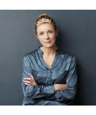 FRCOLOR Seashell Crown Headband Pearl Conch Hair Hoop Mermaid Crown Gold Tiara Seashell Hair Accessories for Women Girls Wedding Beach Party - Buy Online on GoSupps.com