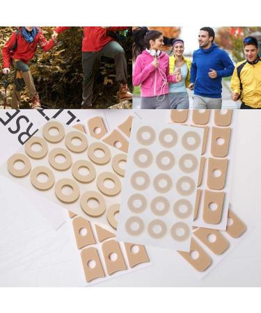 FootSiHome 120 Foam Pads - Chicken Eye Protectors Cornea Pads & Toe Pain Relief Pillows in Beige - Ideal for Comfort & Support - Buy Online on GoSupps.com