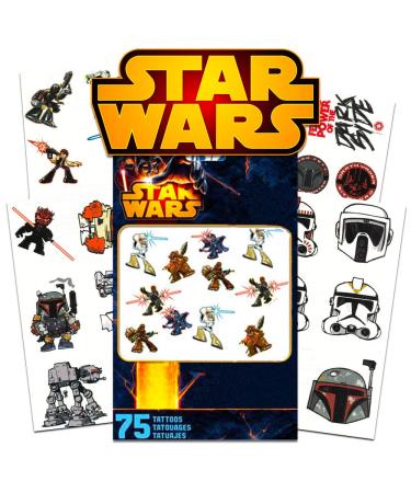 Star Wars Temporary Tattoos Bundle - Over 200 Episode 1-9 Designs - Party Favors Set for Star Wars Fans - Buy Online on GoSupps.com