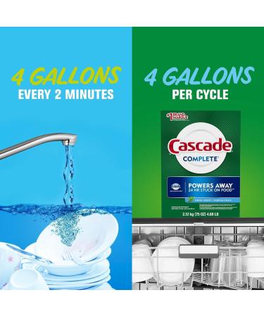 Buy Cascade Complete Powder Dishwasher Detergent - Fresh Scent 60 Oz & PURPUR Microfiber Cloth | Best International Shipping - Buy Online on GoSupps.com