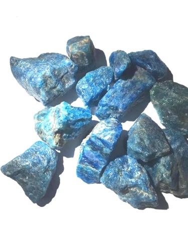 Natural Crystal Rough 100g Rough Gemstone Natural Apatite Crystal Rough Raw Stone Rock Specimen Stone Specimen 2-4cm Blue - Buy Online on GoSupps.com