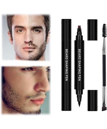 N/K Waterproof Beard Pencil Kit - Hairdressing Pen & Brush for Men | Ultimate Beard Care Accessories - Buy Online on GoSupps.com