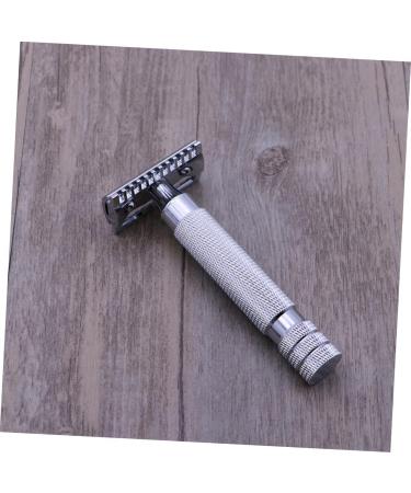Magiclulu 2ST Wooden Men's Razor - Stainless Steel Double Edge Shaver for Beard & Hair | Premium Solid Wood Design - Buy Online on GoSupps.com
