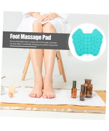 Minkissy 3-Pack Silicone Foot Brush - Slipproof Shower Scrubber & Massage Pads for Back Foot Cleaner - 34x30cm - Blue Foot Care Solution - Buy Online on GoSupps.com