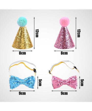 2 Piece Pet Birthday Hat Set - Party Accessories for Dogs - Perfect for Pet Parties & Celebrations - Buy Online on GoSupps.com