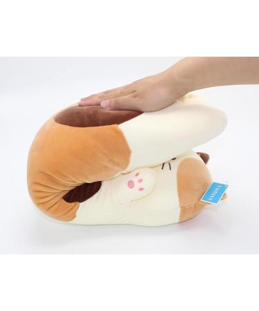 Vintoys Sleeping Cat Long Hugging Pillow Plush Toy - Milky White 26 Inch - Buy Online on GoSupps.com
