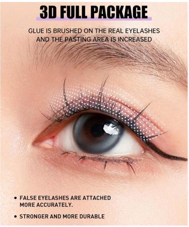 Cluster Lash Glue | Seal Lash Glue Long Lasting Individual Lash Mascara Glue Dual-Ended Eye Lash Glue Mascara Cluster Eyelash for Women Girls - Buy Online on GoSupps.com