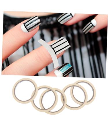 STAHAD 5Pcs manicure tool line Stripping decorate nail line nail polish pattern nail glue adhesive tape Stripe tape nail Masking Line Nail Art tape roll major nail Glue Tape - Buy Online on GoSupps.com