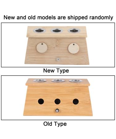 Moxibustion Bamboo Box | Versatile Acupuncture & Massage Moxa Burner Case (3 Hole) - Ideal for Home & Shop Use - Buy Online on GoSupps.com